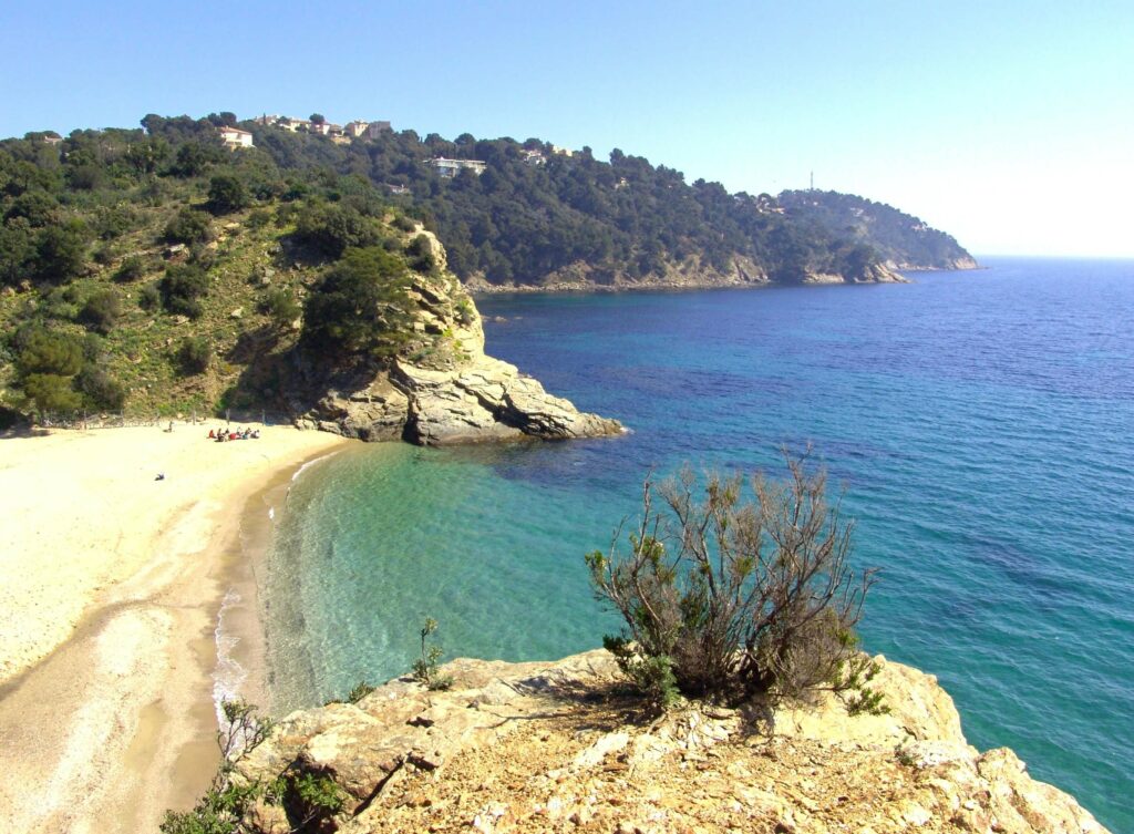 Plage de Bonporteau à Cavalaire