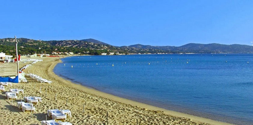 Plage de la Nartelle à Sainte Maxime