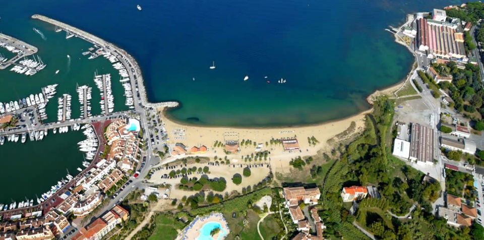 Les plages de POrt Cogolin