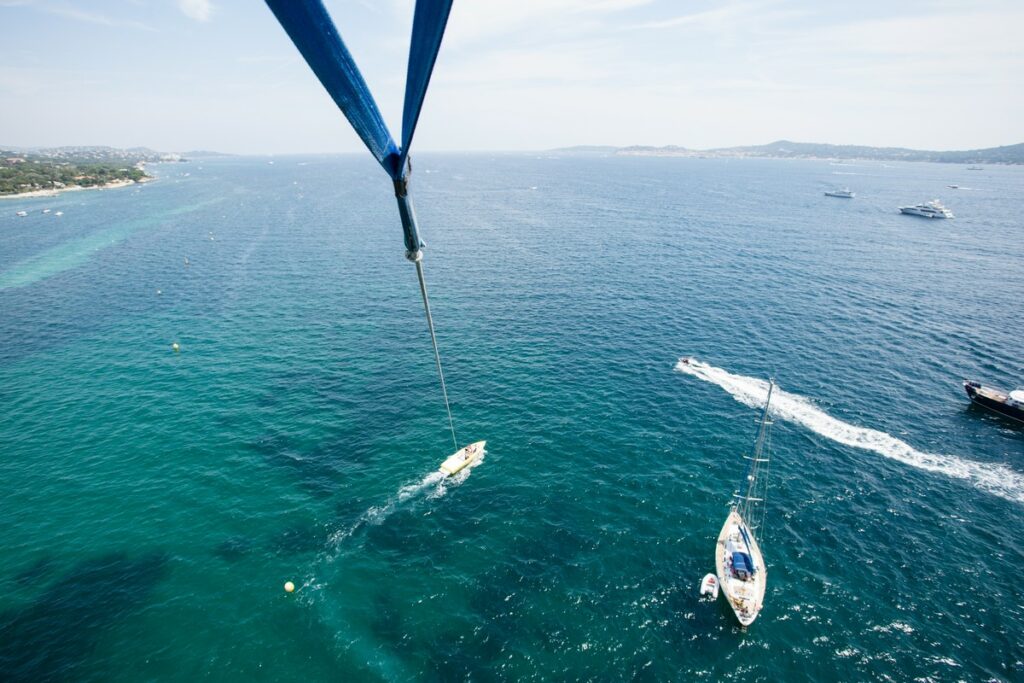 Vue aérienne Golfe de St Tropez