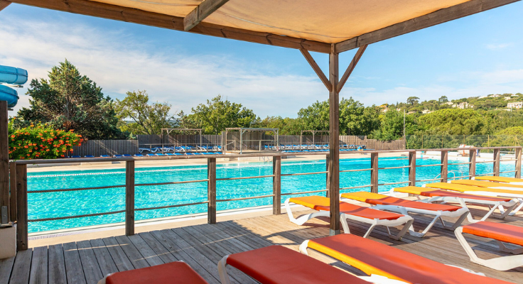 Solarium -camping Domaine des Naïades